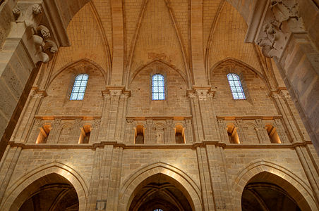 Walls of the nave
