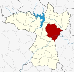 District location in Khon Kaen province