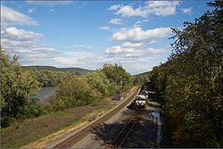 Along the Juniata River across from Thompsontown