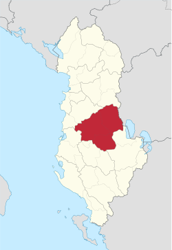 爱尔巴桑州在阿尔巴尼亚位置