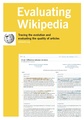 Evaluating Wikipedia brochure (Wiki Education Foundation)