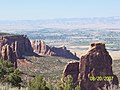 View of Fruita, Colorado from the Colorado National Monument.