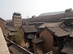 The Tower of Rivers and Mountains overlooking the House of the Huangcheng Chancellor