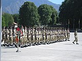 A passing out parade at Pakistan Military Academy, Kakul.