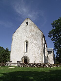 Karja church in Linnaka village