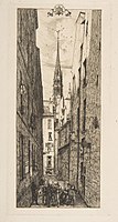La Rue des Chantres, 1862