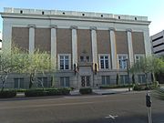 The Phoenix Masonic Temple was built in 1926 and is located at 345 W Monroe St. (PHPR).