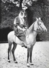 Johannes Østrup on horseback in 1893