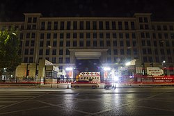 Beijing Pinggu Middle School at night, 2018