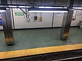 The eastbound trolley station as viewed from the eastbound Market–Frankford Line platform