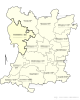 Arambag CD block map showing GP and urban areas