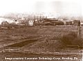 Carpenter Steel Company plant in 1893, Reading, Pa, looking east