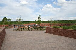 The Columbine Memorial, dedicated to the victims of the massacre