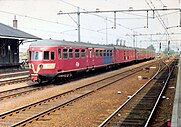 five car diesel trainset in Geldermalsen.