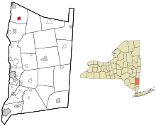 Location of Red Hook, New York