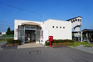 西古川车站站房(2023年7月)