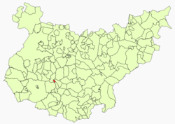 Location in Badajoz
