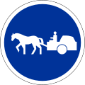 348 Animal-drawn vehicle track