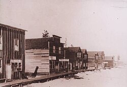 马拉德的街景，摄于约1909年