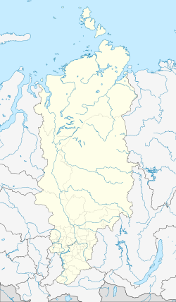 克拉斯諾亞爾斯克在克拉斯諾亞爾斯克邊疆區的位置
