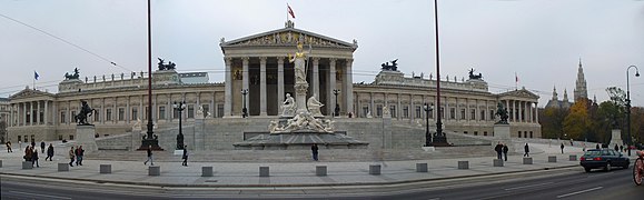 Reichsrat in Vienna, today the Austrian Parliament Building