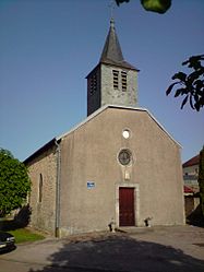The church in Ozières