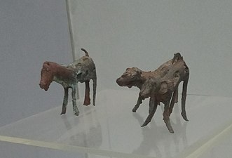 铜犬，出土自祥云红土坡遗址，藏于大理州博物馆