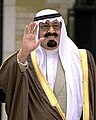 King Abdullah in Arab formal dress