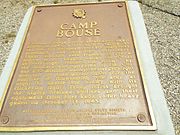 Camp Bouse Historical Marker.