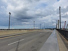 Deck of the Frederick Douglass Bridge in 2020