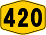 Federal Route 420 shield}}