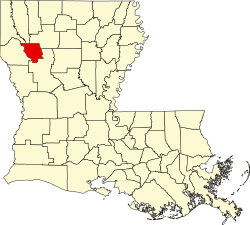 Location within the U.S. state of Louisiana