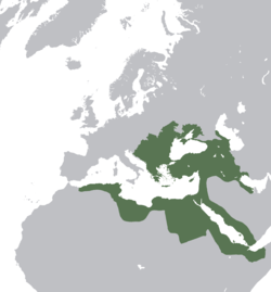 1683年奥斯曼帝国极盛时期的版图