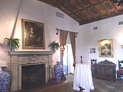 Wrigley Mansion living room.