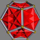 Five cubes in a dodecahedron