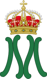 Royal Monogram of Queen Maria-José of Italy