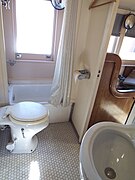 The Bathroom in the Roald Amundsen Pullman Private Railroad Car.