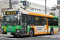 日本东京都都营巴士的Isuzu Erga 单层公共汽车