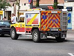 Madrid, city council EMS - SAMUR. Logistic vehicle