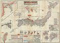 Image 14A map of the Empire of Japan including Taiwan ("barbarian land" in red) in 1895 (from History of Taiwan)