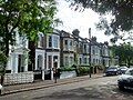 Row of Victorian houses in Bushwood area of Leytonstone