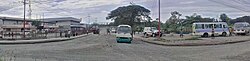 Panoramic view facing South East towards Lae Central. Andersons on the left. Sports ground on the right of photo