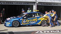 The FG Falcon of Mark Winterbottom at the 2012 Clipsal 500.