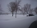 11 Snow drifts in Hamilton, Ontario where approximately 60cm (23.6 inches) of snow was received