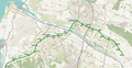 2007年竹竹苗轻轨运输系统绿线路线图（北段）