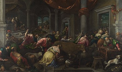 Jacopo Bassano and workshop - The Purification of the Temple