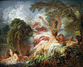 让-奥诺雷·弗拉戈纳尔《沐浴》，1765年，现藏于卢浮宫
