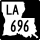 Louisiana Highway 696 marker