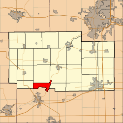 Location in the county of Ogle County.
