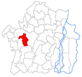 Location in Brăila County